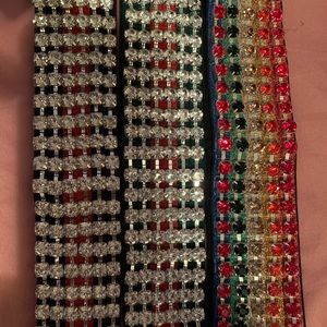 RhineStone Headband Red/Blue